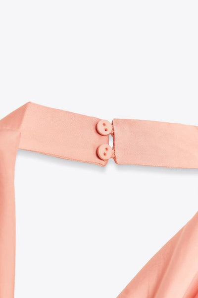 Clara | Satin halterneck top