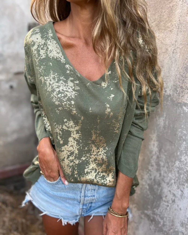 Ida | Afslappet strikket top