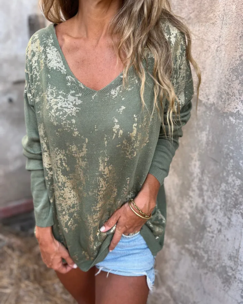 Ida | Afslappet strikket top