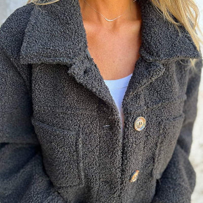 Dion |  Kort uldblazer med revers