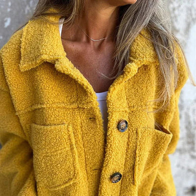 Dion |  Kort uldblazer med revers